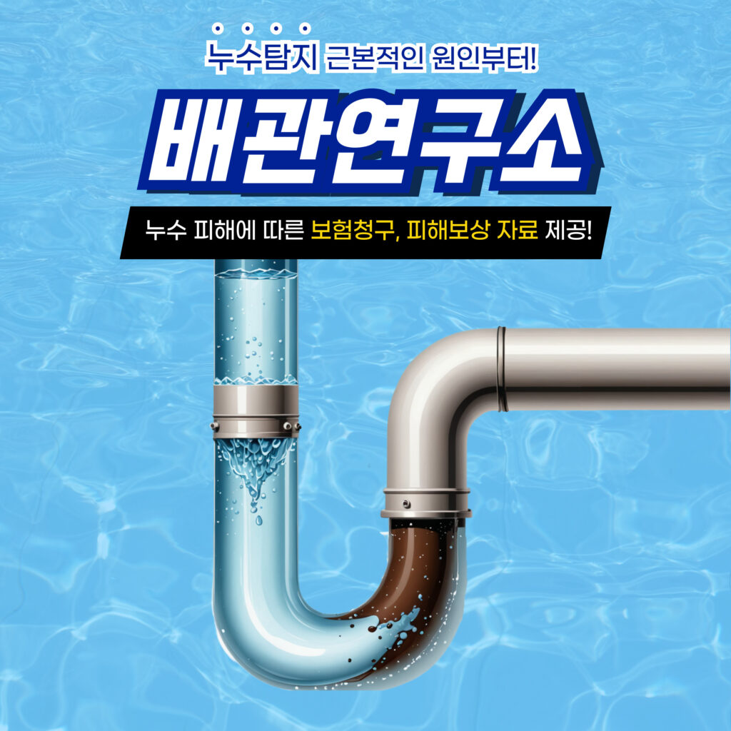 인천 누수 근본적인 원인부터 해결!